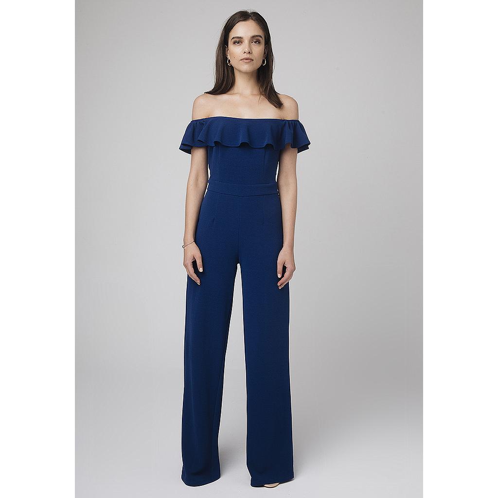 Mono cuello barco azul