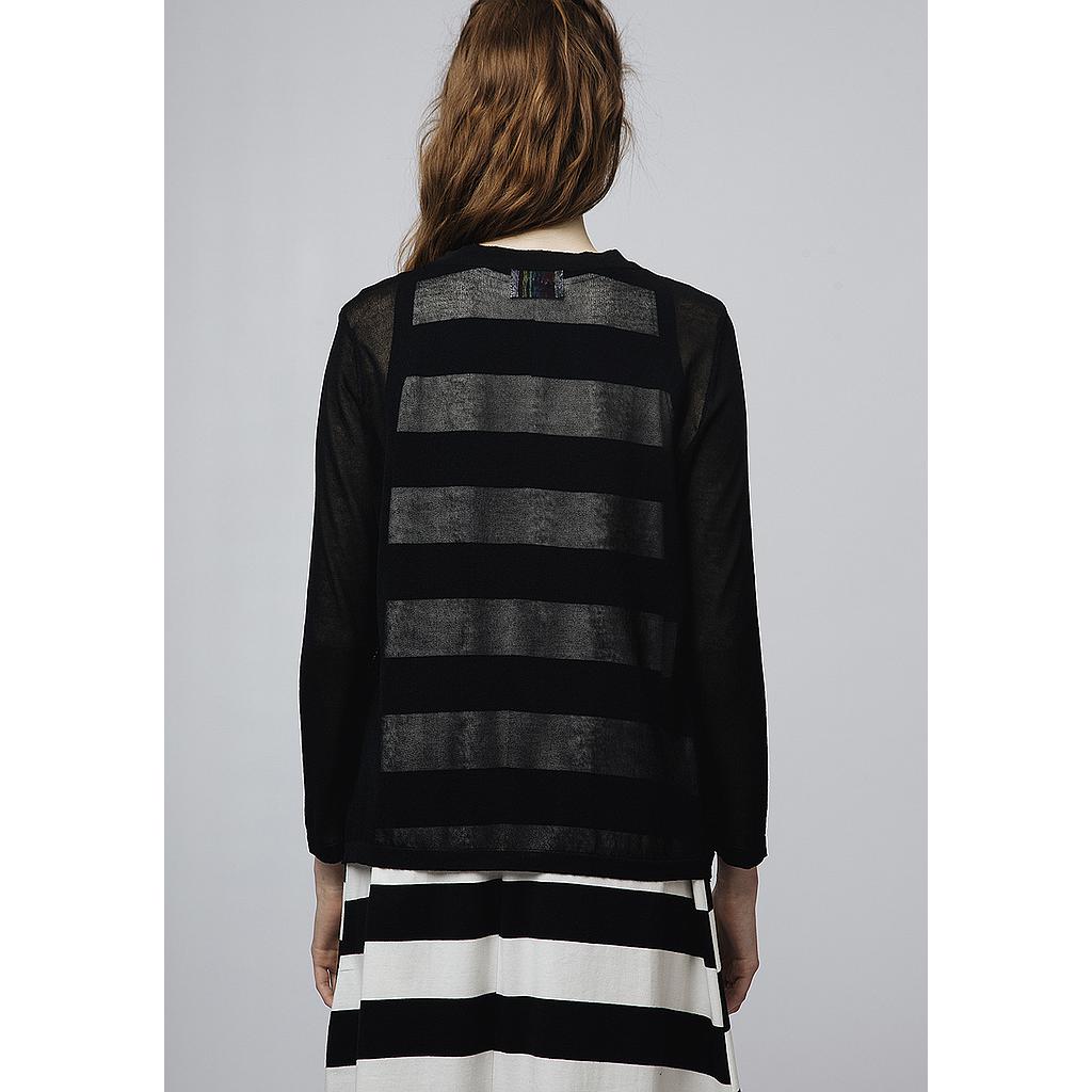 Jersey punto fino negro