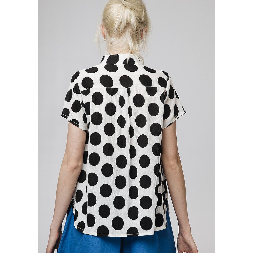 Camisa lunares negros